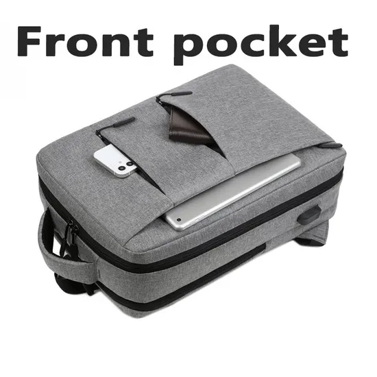 Backpack Laptop Bag Market Polyester Travel Business Bookbag Anti Theft Backpack with USB Charger Port