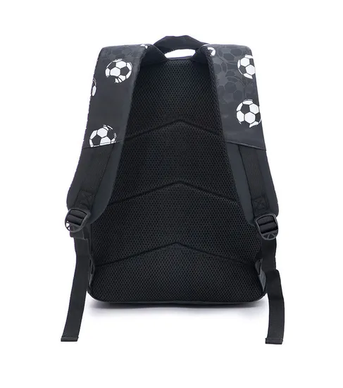 Boys Football Printed Backpack Student Soccer Schoolbag Large Capacity Fashion Polyester Backpack for Boys