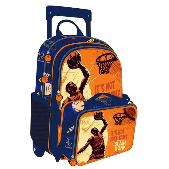 Custom Mochila Escolar COM Rodinha Infantil 3 PCS Kids Wheeled Rolling Backpack Boys Trolley Bookbag