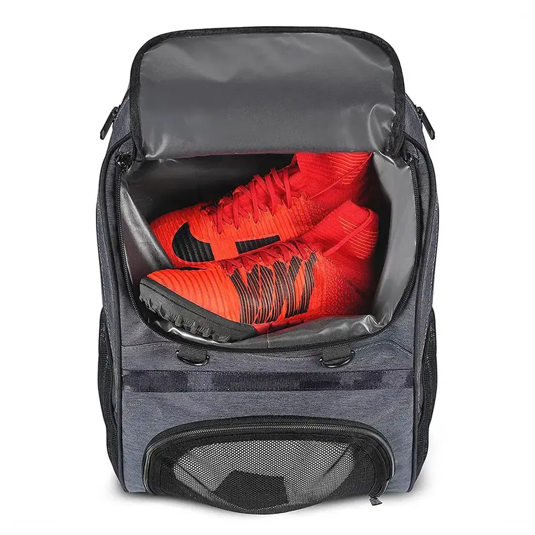 Custom Logo Large Capacity Gym Bag Outdoor with Shoe Compartment Sports Basketball Backpack