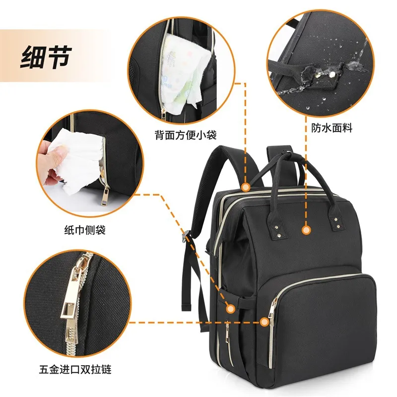 Factory Customized Hanging Baby Stroller Outdoor Oortable Baby Mommy Bag Backpack