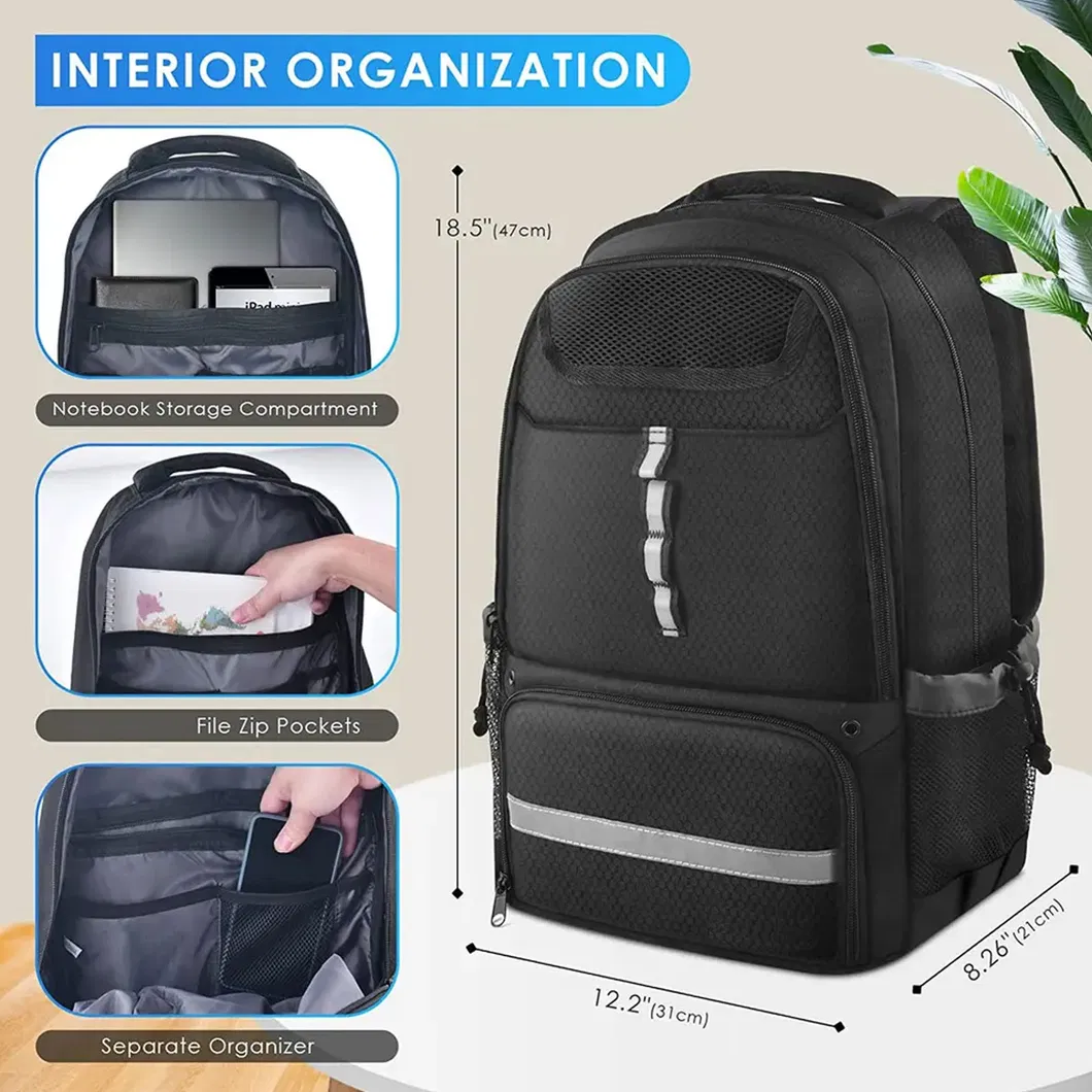 Wholesale Sport Gym Outdoor Custom Logo Waterproof Big Capacity Bag with Shoes Compartment Football Backpack