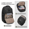 Black Polyester Waterproof Big Capacity Tactical Backpack Bags for Men Travel Outdoor