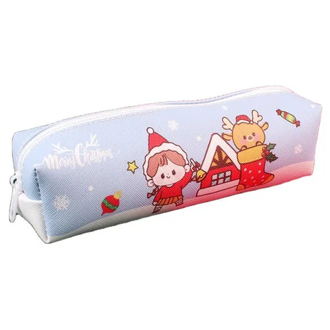 Wholesale Large Capacity Christmas Pencil Case Stationery Pouch Personalized Pencil Case