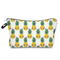 Wholesale Custom Pineapple Print Pencil Pouch Lady Cosmetic Bag with Logo