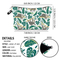 Wholesale Custom Cartoon Sloth Printing Girls Pencil Pouch Polyester Cosmetic Bags