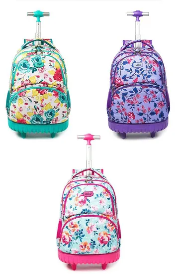 Custom Kids Travel Children Luggage Rolling Case Travel Bag Trolley School Bag Price with Wheels for Kids